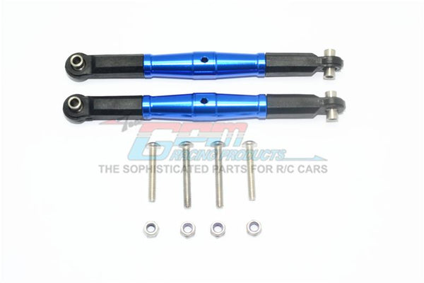 Losi 1/6 Super Baja Rey 4X4 Desert Truck Aluminum Front Turnbuckle For Steering - 1Pr Set Blue