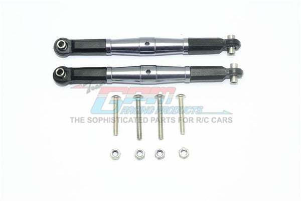 Losi 1/6 Super Baja Rey 4X4 Desert Truck Aluminum Front Turnbuckle For Steering - 1Pr Set Gray Silver