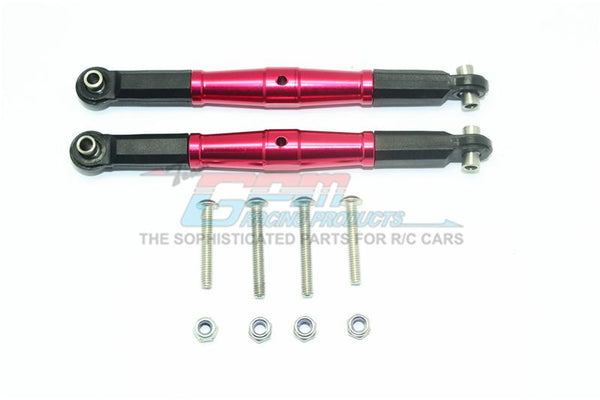 Losi 1/6 Super Baja Rey 4X4 Desert Truck Aluminum Front Turnbuckle For Steering - 1Pr Set Red