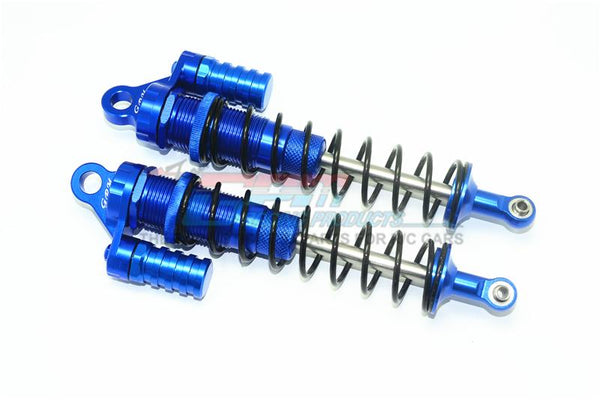 Losi 1/6 Super Baja Rey 4X4 Desert Truck Aluminum Rear L-Shape Shocks (170mm) - 1Pr Set Blue