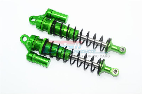 Losi 1/6 Super Baja Rey 4X4 Desert Truck Aluminum Rear L-Shape Shocks (170mm) - 1Pr Set Green