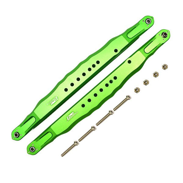 Losi 1/6 4WD Super Baja REY 2.0 LOS05021 Aluminum Rear Lower Trailing Arms  - 10Pc Set Green