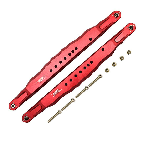 Losi 1/6 4WD Super Baja REY 2.0 LOS05021 Aluminum Rear Lower Trailing Arms  - 10Pc Set Red