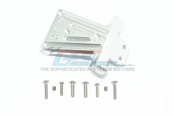 Losi 1/6 Super Baja Rey 4X4 Desert Truck Aluminum Front Bumper Mount - 1Pc Set Silver