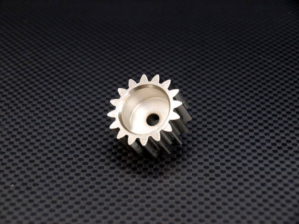 HPI Baja 5B RTR, 5B SS, 5T Steel Pinion 16T Of 5mm Bore, Profile Regraded, Use With Stock Spur Gear Or SBJ057T - 1Pc Silver