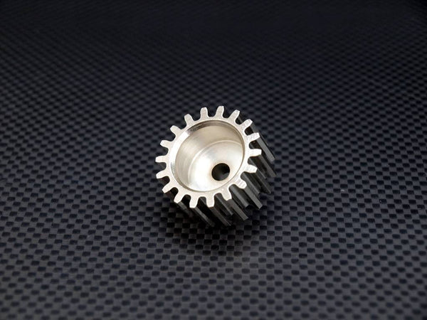 HPI Baja 5B RTR, 5B SS, 5T Steel Pinion 18T Of 5mm Bore, Profile Regraded, Use With Stock Spur Gear Or SBJ057T - 1Pc Silver