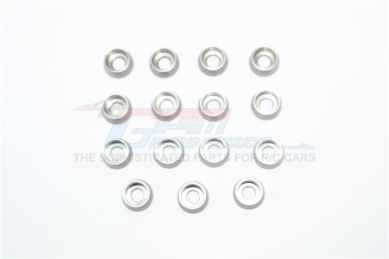 Stainless Steel 4mm Hole Cup Screw Meson - 15Pc Set