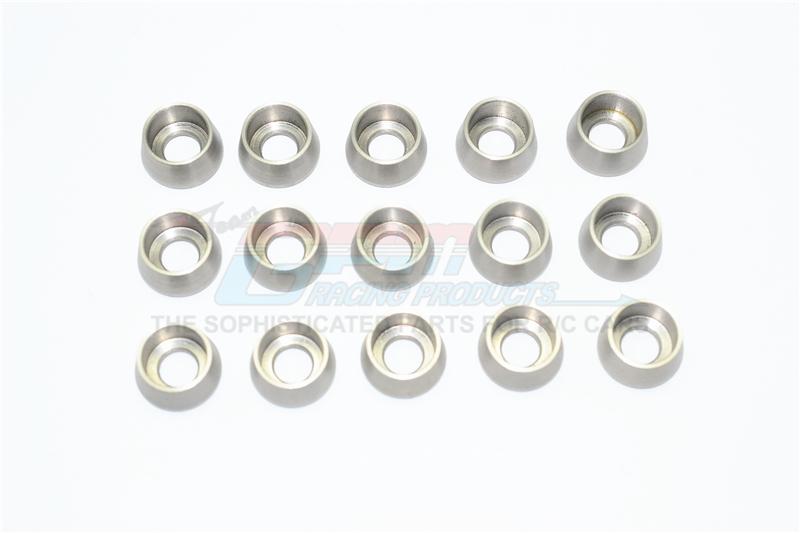 Stainless Steel 5mm Hole Cup Screw Meson - 15Pc Set 
