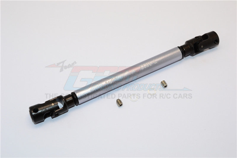 Tamiya CC01 Steel Adjustable Main Shaft With Aluminum Body (Long) - 1Pc Set Gray Silver