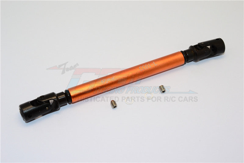 Tamiya CC01 Steel Adjustable Main Shaft With Aluminum Body (Long) - 1Pc Set Orange