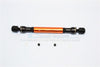 Tamiya CC01 Steel+Aluminum Center Drive Shaft (126mm-135mm) - 1Pc Set Orange