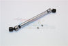 Tamiya CC01 Steel+Aluminum Center Drive Shaft (138mm-145mm) - 1Pc Set Gray Silver