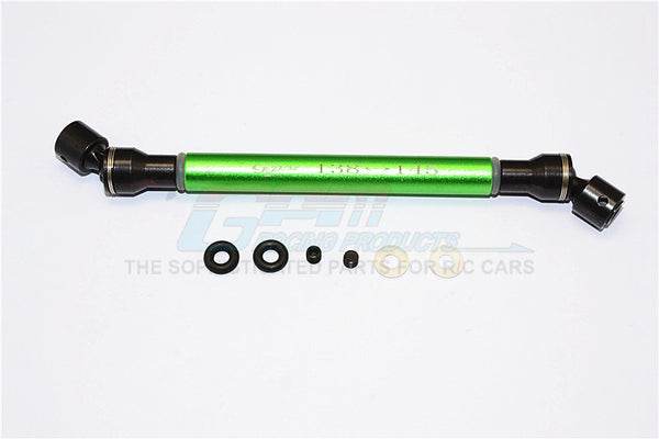 Tamiya CC01 Steel+Aluminum Center Drive Shaft (138mm-145mm) - 1Pc Set Green