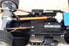 Tamiya CC01 Steel Adjustable Main Shaft With Aluminum Body (Short) - 1Pc Set Orange