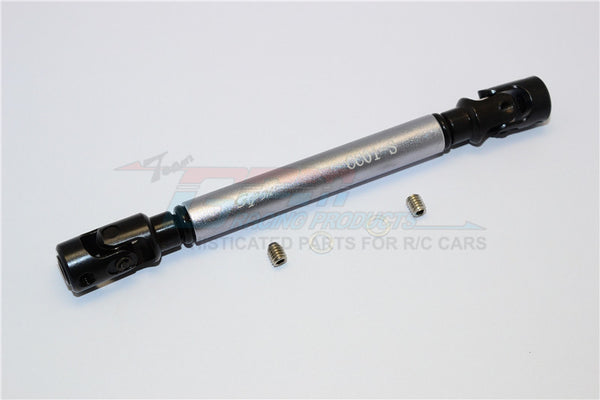 Tamiya CC01 Steel Adjustable Main Shaft With Aluminum Body (Short) - 1Pc Set Gray Silver