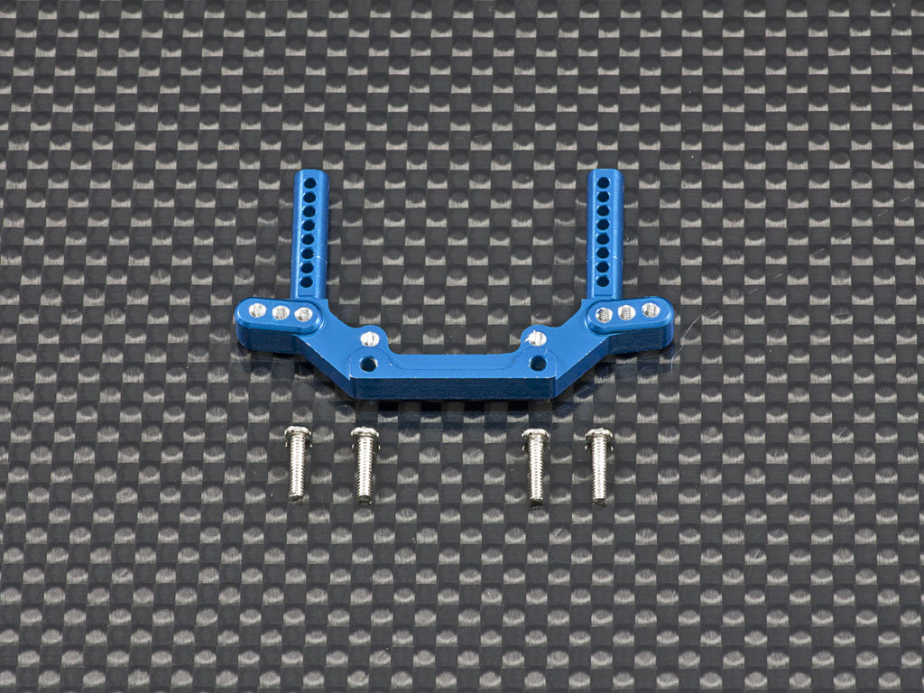 Team Losi 1/24 Micro SCT & Micro Rally Car Aluminum Rear Shock Tower - 1Pc Blue