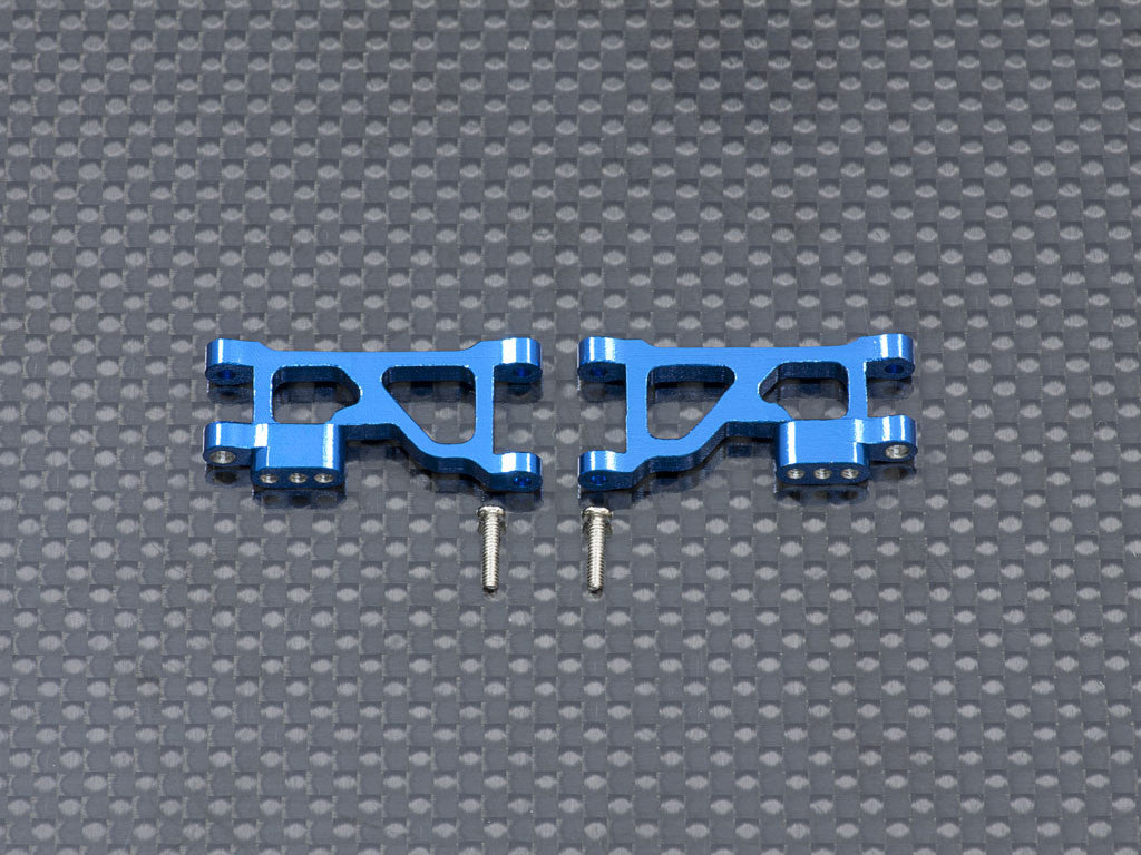 Team Losi 1/24 Micro SCT & Micro Rally Car Aluminum Front Lower Arm - 1Pr Blue