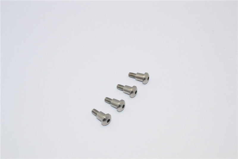 Axial SCX10 Stainless Steel King Pin Screws - 4Pcs Original Color