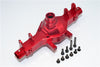 Axial SCX10 Aluminum Front / Rear Gear Box - 1 Set Red