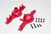 Axial SCX10 Aluminum Front / Rear Gear Box - 1 Set Red