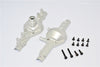 Axial SCX10 Aluminum Front / Rear Gear Box - 1 Set Silver