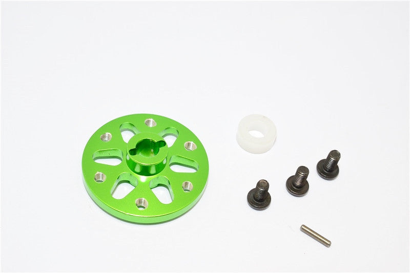 Axial SCX10 Aluminum Spur Gear Adapter - 1Pc Set Green