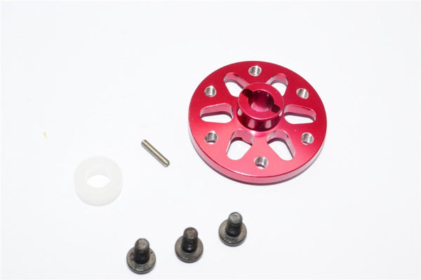 Axial SCX10 Aluminum Spur Gear Adapter - 1Pc Set Red