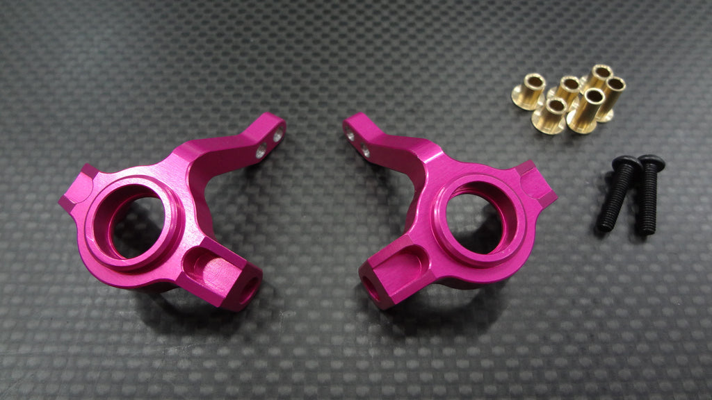 Axial SCX10 Aluminum Front Knuckle Arm - 1Pr Set Pink