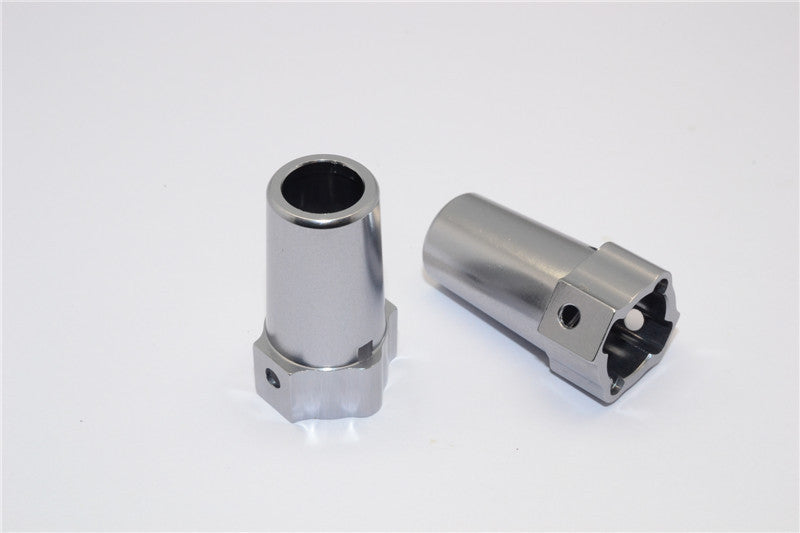 Axial SCX10 Aluminum Rear Knuckle Arm - 1Pr Gray Silver