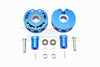Axial SCX10 & SCX10 II Aluminum Rolling Beads Pendulum Wheel Knuckle Axle Weight + 21mm Hex Adapter - 1Pr Set Blue