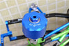 Axial SCX10 & SCX10 II Aluminum Pendulum Wheel Knuckle Axle Weight + 31mm Hex Adapter - 1Pr Set Blue