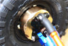 Axial SCX10 & SCX10 II Brass Pendulum Wheel Knuckle Axle Weight + 21mm Hex Adapter - 1Pr Set