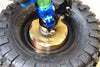 Axial SCX10 & SCX10 II Brass Pendulum Wheel Knuckle Axle Weight + 21mm Hex Adapter - 1Pr Set