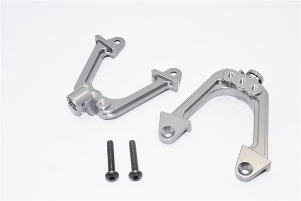 Axial SCX10 Aluminum Front Support Tower - 1Set Gray Silver