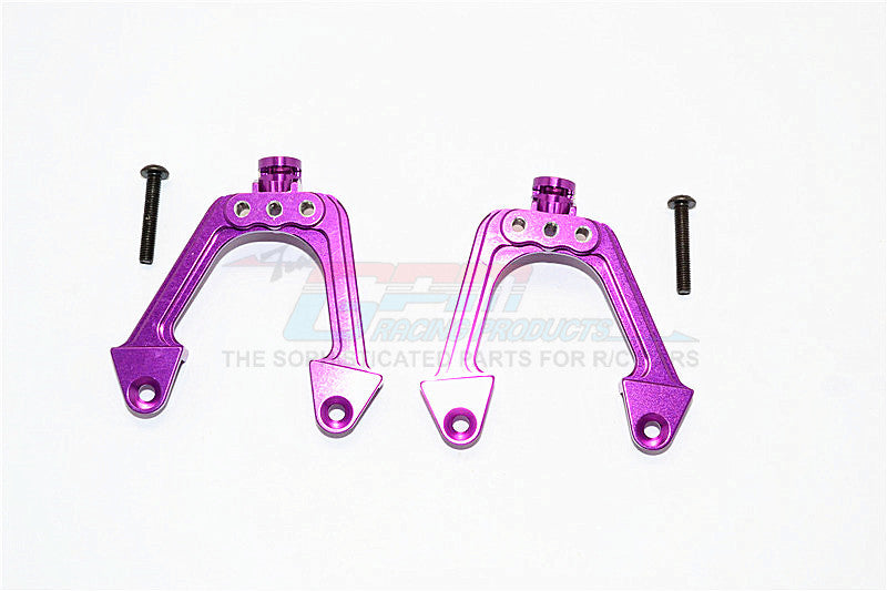 Axial SCX10 Aluminum Front Support Tower - 1Set Purple