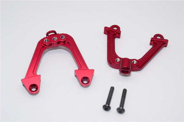 Axial SCX10 Aluminum Front Support Tower - 1 Set Red