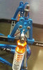 Axial SCX10 Aluminum Front/Rear Adjustable Damper Mount - 1Pr Set Blue