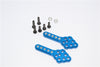 Axial SCX10 Aluminum Front/Rear Adjustable Damper Mount With Multiple Holes - 1Pr Blue