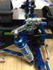 Axial SCX10 Aluminum Front & Rear Adjustable Damper Mount With Multiple Holes (Upward & Downward The Chassis) - 2 Prs Green