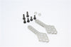 Axial SCX10 Aluminum Front/Rear Adjustable Damper Mount With Multiple Holes - 1Pr Silver