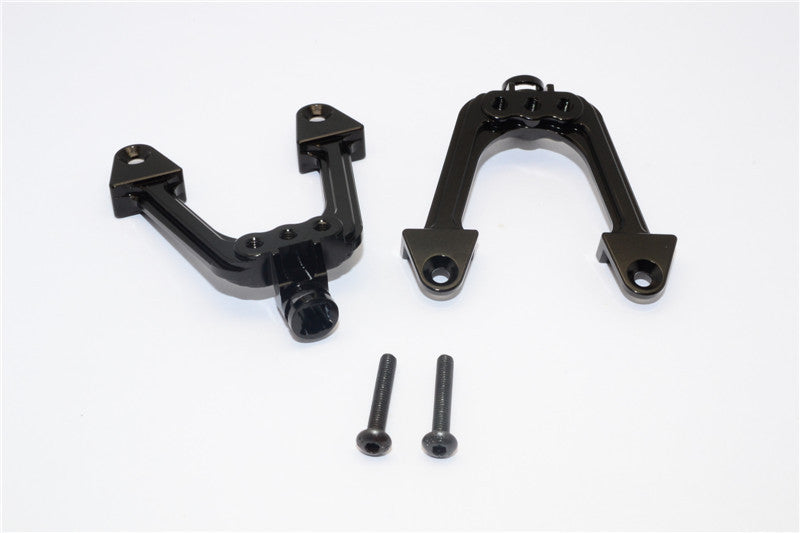 Axial SCX10 Aluminum Rear Support Tower - 1 Set Black