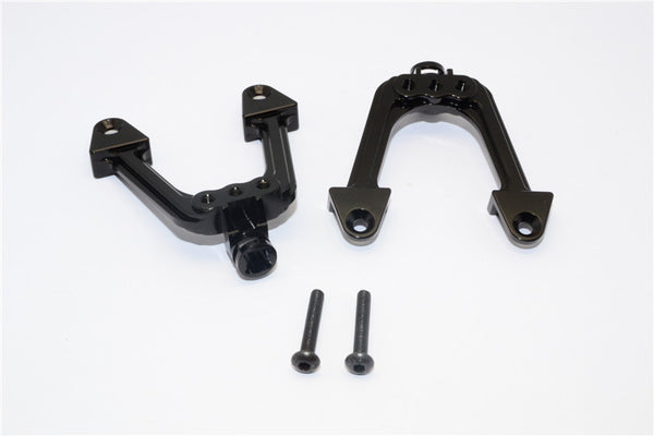 Axial SCX10 Aluminum Rear Support Tower - 1 Set Black