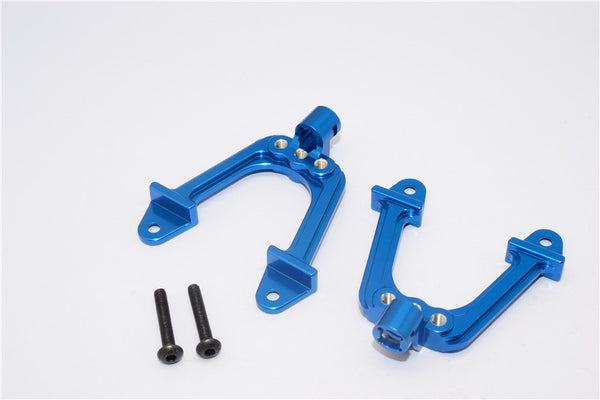 Axial SCX10 Aluminum Rear Support Tower - 1Set Blue