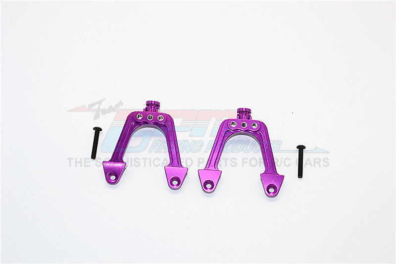 Axial SCX10 Aluminum Rear Support Tower - 1 Set Purple