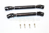 Axial SCX10 Steel Adjustable Main Shaft With Aluminum Body - 1Pr Set Black