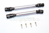 Axial SCX10 Steel Adjustable Main Shaft With Aluminum Body - 1Pr Set Gray Silver