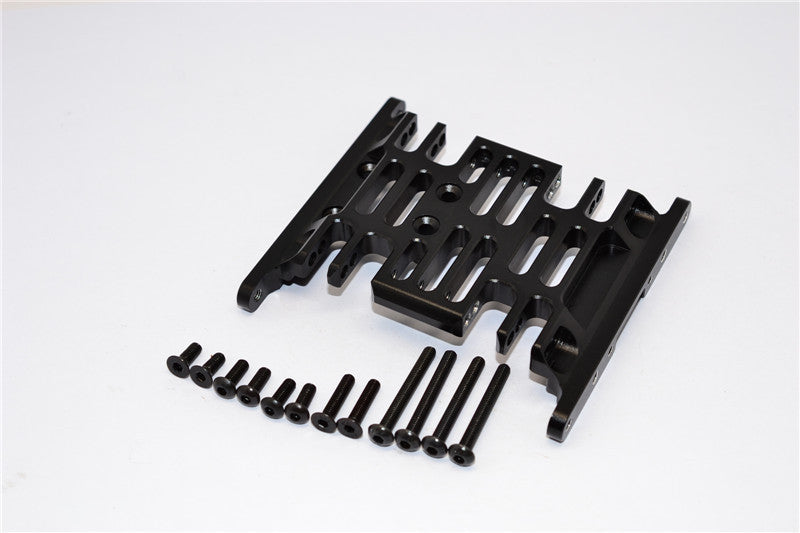 Axial SCX10 Aluminum Center Frame Brace - 1 Set Black