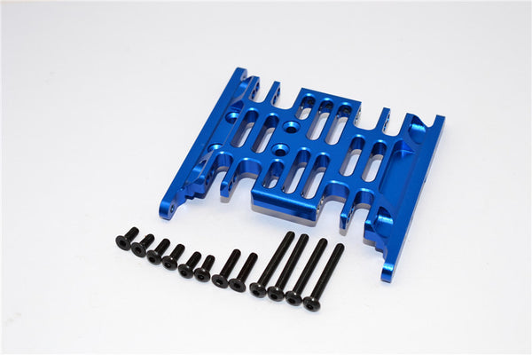 Axial SCX10 Aluminum Center Frame Brace - 1 Set Blue
