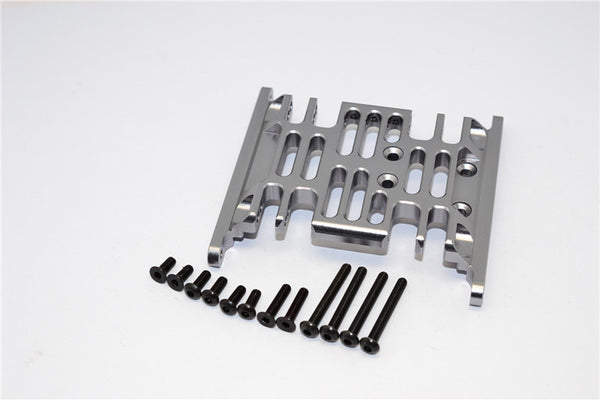Axial SCX10 Aluminum Center Frame Brace - 1 Set Gray Silver