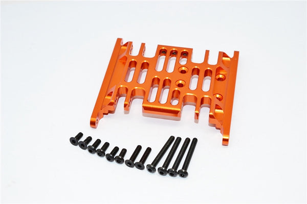 Axial SCX10 Aluminum Center Frame Brace - 1 Set Orange